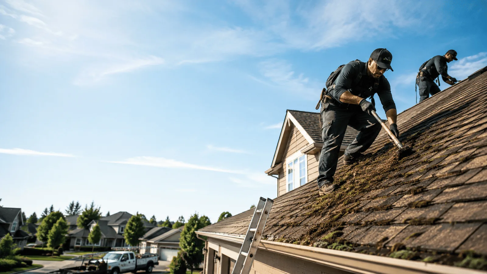 Roof Moss Removal in Piqua, KS near me